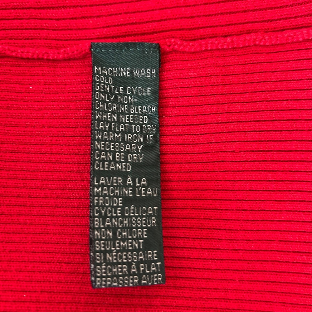 Women's Red Ralph Lauren Knit Sweater w/ 3/4 Sleeves‎ | Size XL - Picture 10 of 10